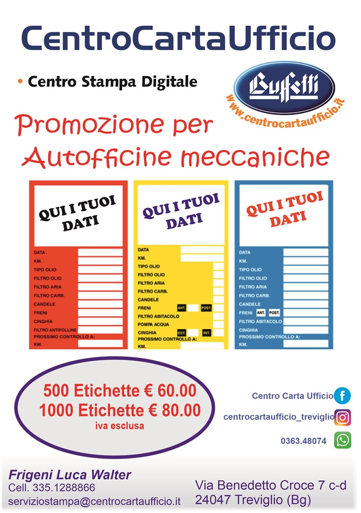 Promozione Autofficine